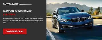 Certificat de conformité européen Bmw