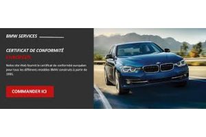 Certificat de conformité européen Bmw